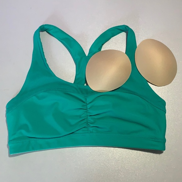 Roxy Spirit Sports Bra S/34 Mesh Sweetheart Pinch Front Racerback. New - Picture 8 of 11